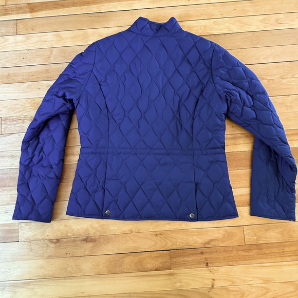 Eddie Bauer Goose Down Jacket- Blue Navy Eddie Bauer Jacket Size Medium - Picture 2 of 4